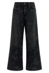 Diesel Vintage Inspired D-sire Denim Trousers In Black