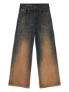 Diesel 1978 D-akemi Bootcut Flared Jeans Medium In Blue