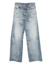 Diesel 1971 D-sent Jeans With Distressed Effect In Blue