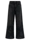 Diesel Vintage Inspired D-sire Denim Trousers In Gray