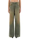 Diesel 1978 D-akemi Bootcut Flared Jeans Medium In Green