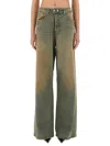 Diesel 1978 D-akemi Bootcut Flared Jeans Medium In Green