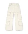 Diesel Women's D-sire Cargo Leggings In White