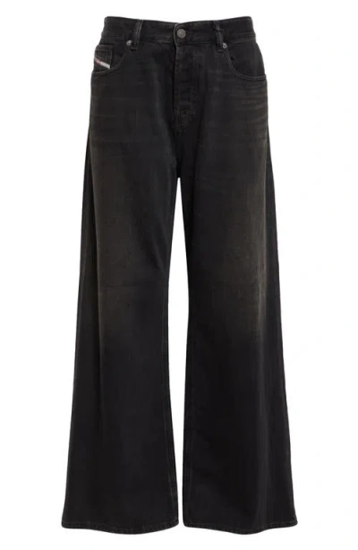 Diesel ® 1996 D-sire Low Rise Wide Leg Jeans In Black