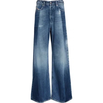 Diesel ® 1996 D-sire Low Rise Wide Leg Jeans In Denim