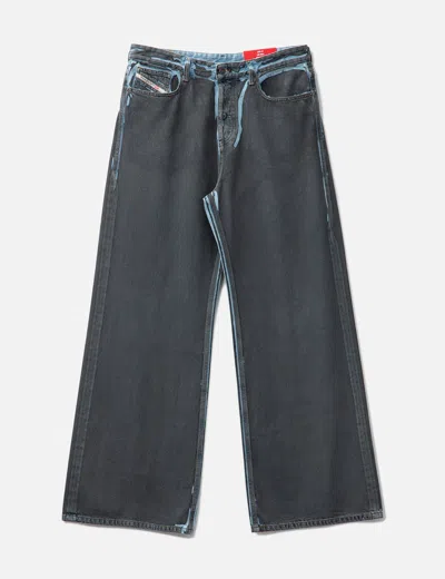 Diesel 1996 D-sire-s1 Wide Jeans In Gray