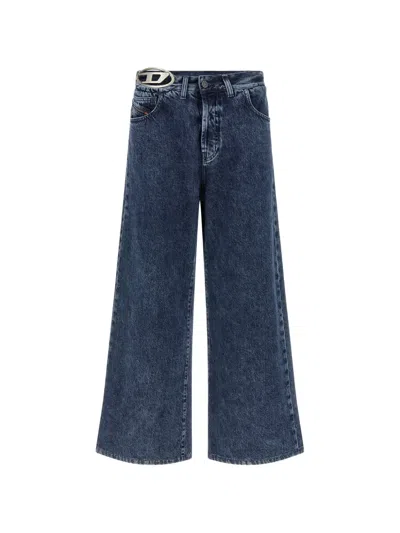 Diesel 1996 D Sire S4 Wide Leg Trousers In Multi