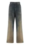 Diesel 1996 D-sire Jeans In Medium Blue With Faded Effect Women In Brown