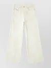 Diesel 1996 D-sire Fsg Wide-leg Distressed Trousers In Neutral