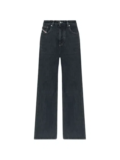 Diesel 1996 D-sire Wide-leg Jeans In Blue