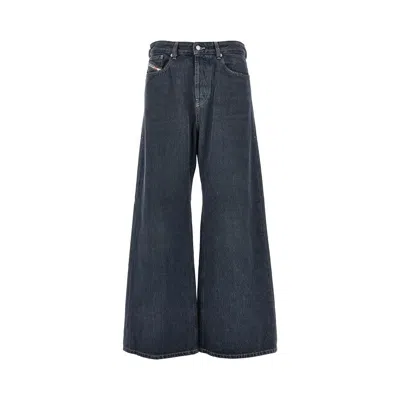 Diesel '1996 D-sire' Wide-leg Jeans In Blue