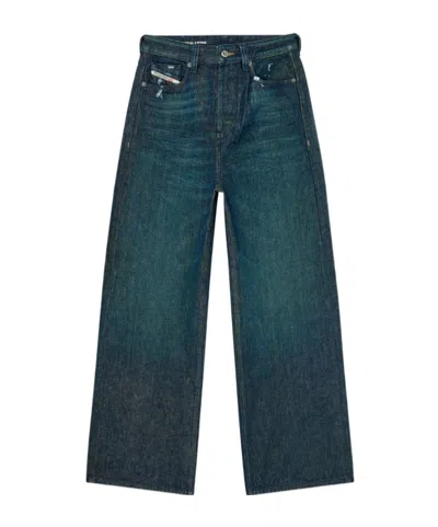Diesel 1996 D-sire-cl Wide-leg Jeans In Blue