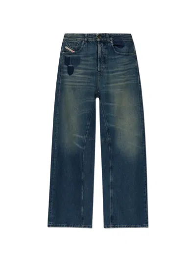Diesel 1996 D-sire-u-s Wide-leg Jeans In Blue