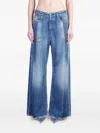 Diesel Straight Jeans 1996 D-sire 09h59 Woman Jeans Blue Size 29w-32l Cotton In 蓝色