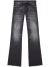Diesel 1998 D-buck 09l50 Bootcut Jeans In Schwarz