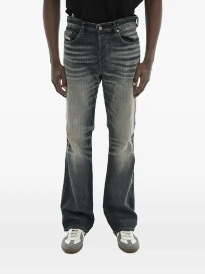 Diesel 1998 Slim-fit D-buck Bootcut Jeans In Gray