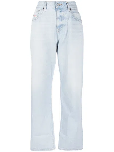 Diesel 1999 Cropped Straight-leg Jeans In Light Blue