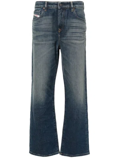 Diesel 1999 D-reggy Mid-waist Straight-leg Jeans In Blue