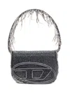 Diesel 1d Shoulder Bag In Denim Blu