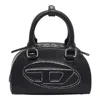 Diesel Women Black 1dr Dome Crossbody Mini Bowling Bag In Black