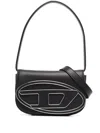 Diesel Xs 1dr Smooth Leather Top Handle Bag In Black