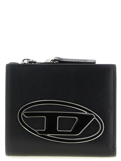 Diesel 1dr Bi Fold Zip L Wallet In Black