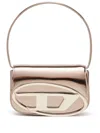 Diesel 1dr Bronze Shoulder Bag In Faux Leather In Brown