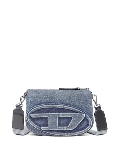 DIESEL 1DR CAMERA BAG IN DENIM