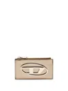 Diesel Sleek And Stylish Leather Wallet In Gold