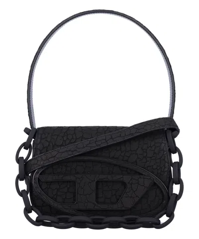 Diesel 1dr Chain Shoulder Bag In Black