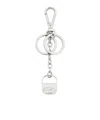 Diesel 1dr Charm Keyring In Silver