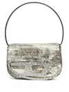 Diesel Crystal-embellished Shoulder Bag In Green