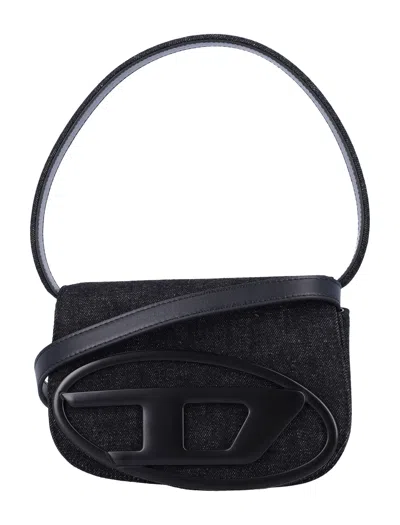 DIESEL DIESEL 1DR DENIM SHOULDER BAG