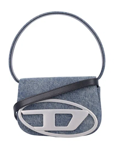 Diesel 1dr Denim Shoulder Bag