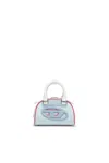 Diesel 1dr Dome-colour-block Mini Bowling Bag In Blue