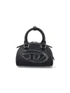 Diesel Women Black 1dr Dome Crossbody Mini Bowling Bag In Black