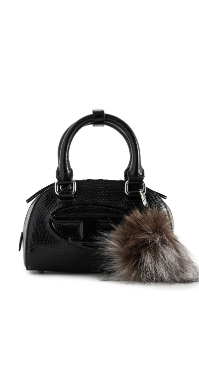 Diesel 1dr Dome Crossbody Bag Black