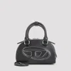 Diesel Women Black 1dr Dome Crossbody Mini Bowling Bag In Black