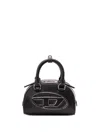 Diesel Womens T8013 1dr Dome Leather Cross-body Bag In Black