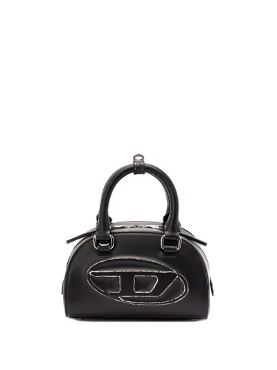Diesel `1dr Dome Crossbody` Crossbody Bag In Black
