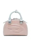 Diesel 1dr Dome Embossed Crossbody Bag In Pink