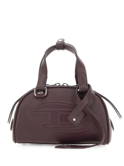 Diesel 1dr Dome Logo-embossed Tote Bag In Red
