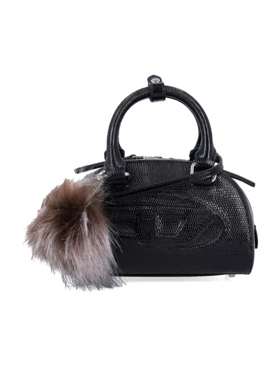 Diesel 1dr Dome Mini Bauletto In Black