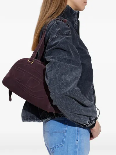 Diesel 1dr Dome Shoulder Bag In Purple