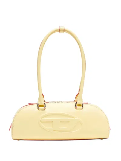 Diesel 1dr Dome Shoulder Bag In Yellow