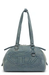 Diesel ® 1dr Dome Soft Denim Shoulder Bag In Denim