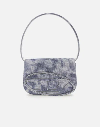 Diesel 1dr Glitter Shoulder Bag In Blue And Purple
