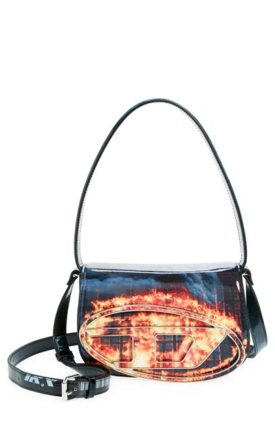 Diesel 1dr Flame Shoulder Bag In Multicolour
