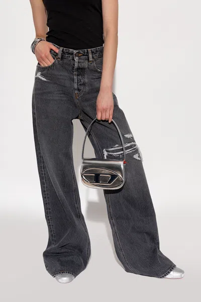 Diesel ‘1dr' Handbag In Silver