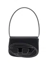 Diesel Rectangular Leather Shoulder Bag With Single Handle In T8013